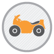 orange moroecycle