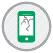 Broken mobile device