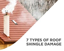 slideshow of seven types of roof shingle damage